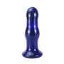 Plug anal butt vibrante dilatatore in vetro dildo liscio tappo glass indossabile