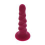 Dildo anale vaginale in silcione piccolo fallo Ribbed Dong 6 Inch