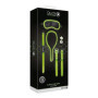 Set per giochi sadomaso morso manette spanker dadi maschera occhi Bondage Kit 1 - Glow in the Dark - Neon Green/Black