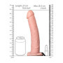 Dildo anale cavo fallo realistico vaginale indossabile Hollow Strap-on without Balls - 10'' / 24,5 cm - Flesh