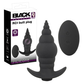 Dilatatore anale vibrante in silicone morbido mini vibratore RC Butt Plug