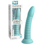 Dildo con ventosa vaginale anale indossabile Wild Thing 7 Inch turchese