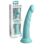 Dildo con ventosa anale vaginale indossabile Slim Seven 7 Inch turchese