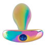 Kit Dilatatore anale con pietra Metal Butt Plug Set in Rainbow Colours