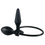 Plug anale gonfiabile con ventosa dilatatore inflatable butt True Black