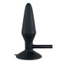 Plug anale gonfiabile con ventosa dilatatore inflatable butt True Black