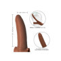 Dildo realistico indossabile per viso vaginale anale The Accommodator Dong brown