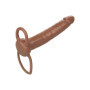 fallo indossabile realistico vaginale anale Accommodator dual Penetrator brown