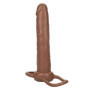 fallo indossabile realistico vaginale anale Accommodator dual Penetrator brown