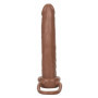 fallo indossabile realistico vaginale anale Accommodator dual Penetrator brown