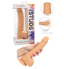 Fallo vaginale anale grande realistico con ventosa Silicone Studs 8 Inch