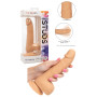 Fallo vaginale anale grande realistico con ventosa Silicone Studs 6 Inch