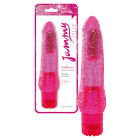 Vibratore realistico morbido vaginale anale classy glitter