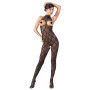 Tutina sexy donna seno scoperto bodystocking catsuit ouvert