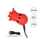 Stimolatore vaginale vibrante succhia clitoride con lingua French Kiss Suck & Play Set