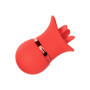 Stimolatore vaginale vibrante succhia clitoride con lingua French Kiss Suck & Play Set