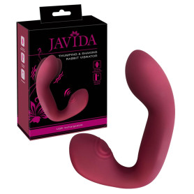 Vibratore per punto G vaginale clitoride in silicone Thumping & Shaking Rabbit Vibrator