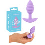 Plug anale in silicone piccolo dilatatore Mini Butt cuties viola