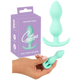 Plug Butt anale in silicone dilatatore a sfere cuties verde