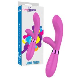 Vibratore vaginale rabbit stimola clitoride Jingle Fiesta Vibrator