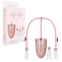 Kit pompa stimolatore per capezzoli e clitoride Automatic Rechargeable Clitoral & Nipple Pump Set - M - Pink