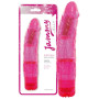 Vibratore realistico vaginale anale Jelly Jammy Glitter pink blasty