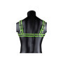 Pettorina bondage sexy imbracatura sadomaso Buckle Harness - Glow in the Dark - Neon Green/Black