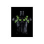 Pettorina bondage sexy imbracatura sadomaso Buckle Harness - Glow in the Dark - Neon Green/Black