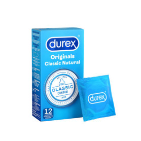 Preservativi lubrificati DUREX profilattici Classic Natural 1 X 12