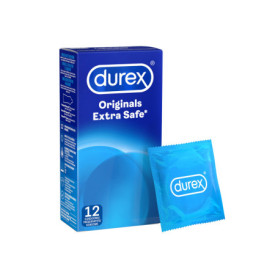 Profilattici DUREX preservativi lubrificati Extra Safe 1x12