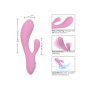 Vibratore rabbit doppio stimolatore vaginale clitoride in silicone Contour Zoie