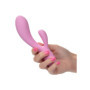 Vibratore rabbit doppio stimolatore vaginale clitoride in silicone Contour Zoie