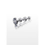 Plug anale in metallo con pietra dilatatore piccolo a sfere Diamond Star Beads Small