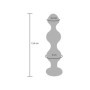 Plug anale a sfere in metallo dilatatore butt con pietra Diamond Star Beads Large