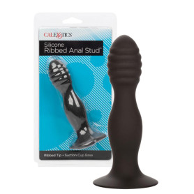 Dildo anale in silicone fallo con ventosa Ribbed Anal Stud