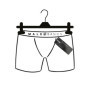 Boxer grigio sexy slip mutanda uomo MaleBasics Microfiber Brief