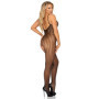 Tutina a rete donna sexy bodystocking cavallo aperto fishnet catsuit lingerie