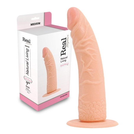 Dildo Realistico con ventosa anale vaginale Real Rapture Dildo Flesh 7