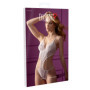 Body g string donna bianco trasparente con pizzo Cut-out Peek-a-Boo Teddy