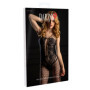 Tutina erotica donna sexy fishnet cavallo aperto ragazza a rete Hex and Lace Net Bodystocking