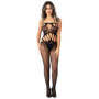 Tutina donna a rete cavallo aperto erotica sexy ragazza Strapless Shell Bodystocking