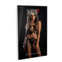 Tutina donna a rete cavallo aperto erotica sexy ragazza Strapless Shell Bodystocking