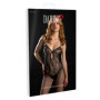 Tutina erotica donna sexy bodystocking ragazza cavallo aperto fishnet catsuit