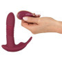 Vibratore rabbit doppio indossabile vaginale clitoride in silicone RC Hands-free 3 Function Vibrator