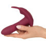 Vibratore rabbit doppio indossabile vaginale clitoride in silicone RC Hands-free 3 Function Vibrator