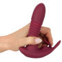 Vibratore rabbit doppio indossabile vaginale clitoride in silicone RC Hands-free 3 Function Vibrator