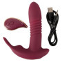 Vibratore rabbit doppio indossabile vaginale clitoride in silicone RC Hands-free 3 Function Vibrator