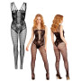 Tutina erotica donna sexy fishnet cavallo aperto ragazza a rete Hex and Lace Net Bodystocking