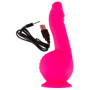 Vibratore in silicone realistico con ventosa vaginale anale Powerful Vibrator