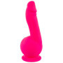 Vibratore in silicone realistico con ventosa vaginale anale Powerful Vibrator